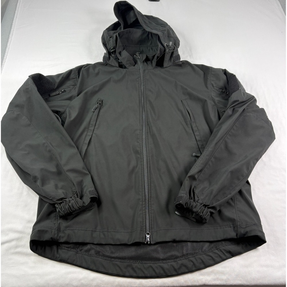 Condor Jacket Mens 2XL Black Summit Zero Tactical Full Zip Utility Hooded